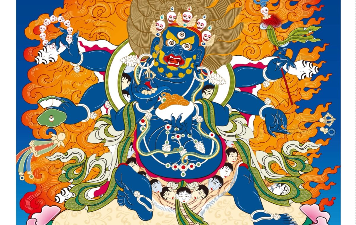 Six-Armed Mahakala Thangka: A Protector Iconography Guide