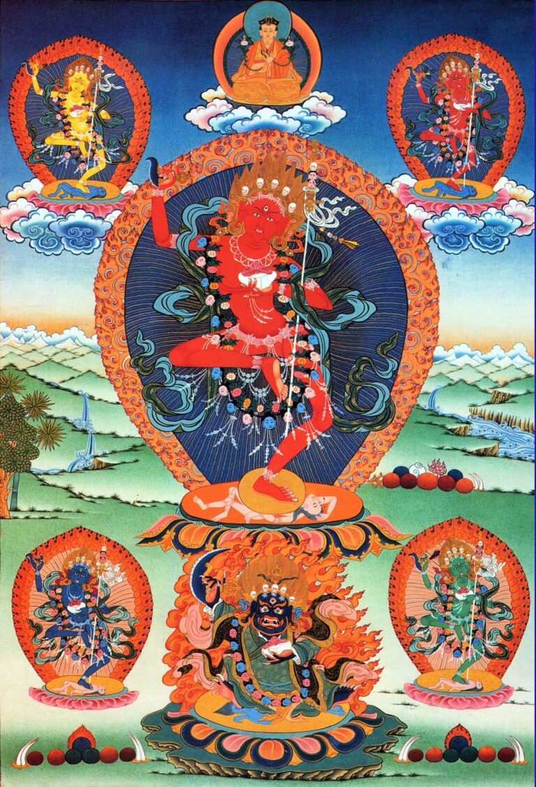 Vajrayogini Thangka: Red Form, Ritual Tools, and Variations