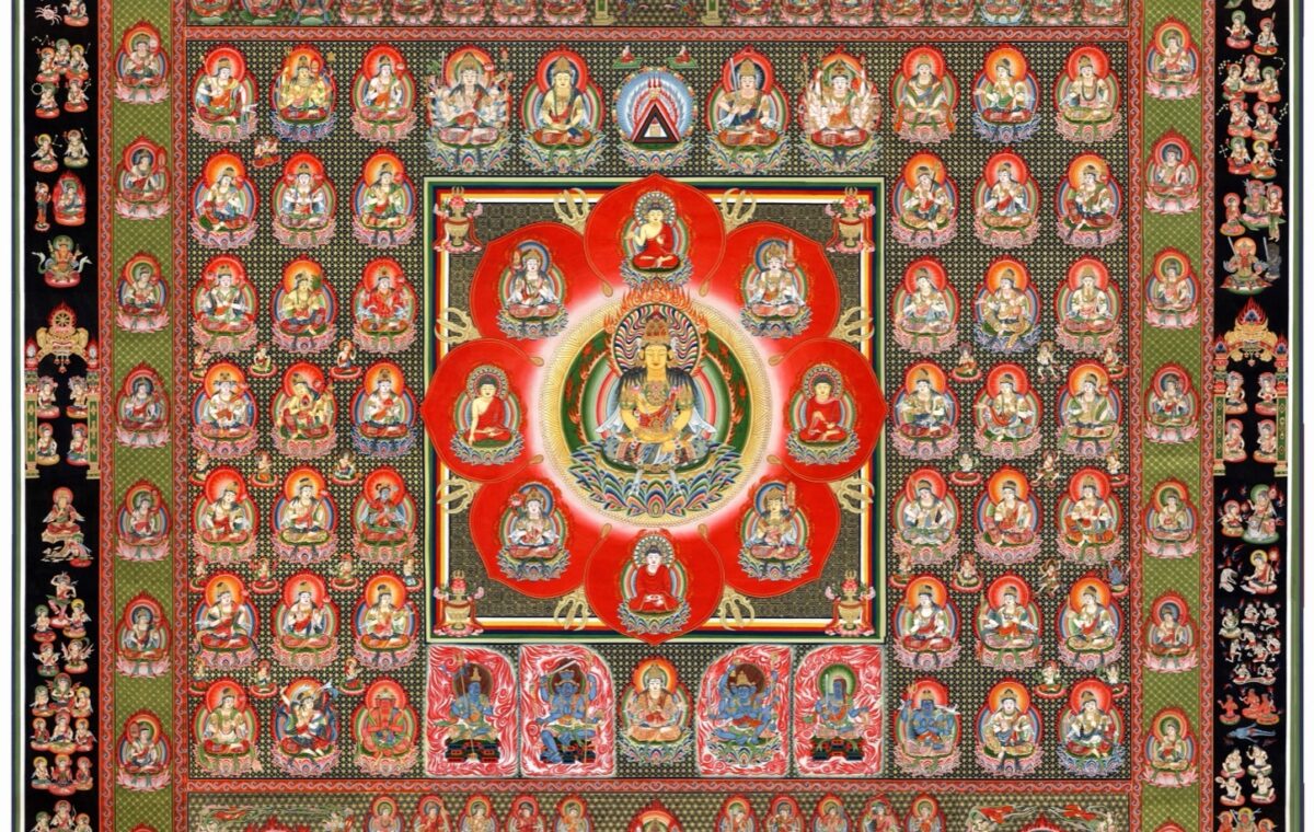 Womb Realm Mandala: How to Read Its Courts and Central Lotus