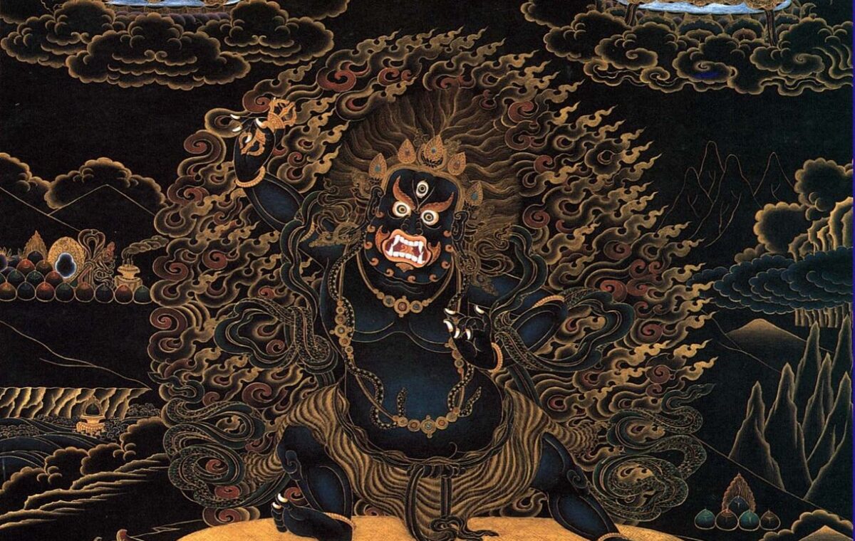Vajrapani Thangka: How to Identify the Wrathful Vajra Holder