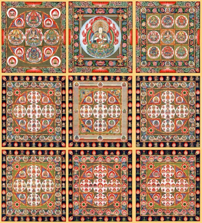 Vajra Realm Mandala: How to Read the Nine Assemblies