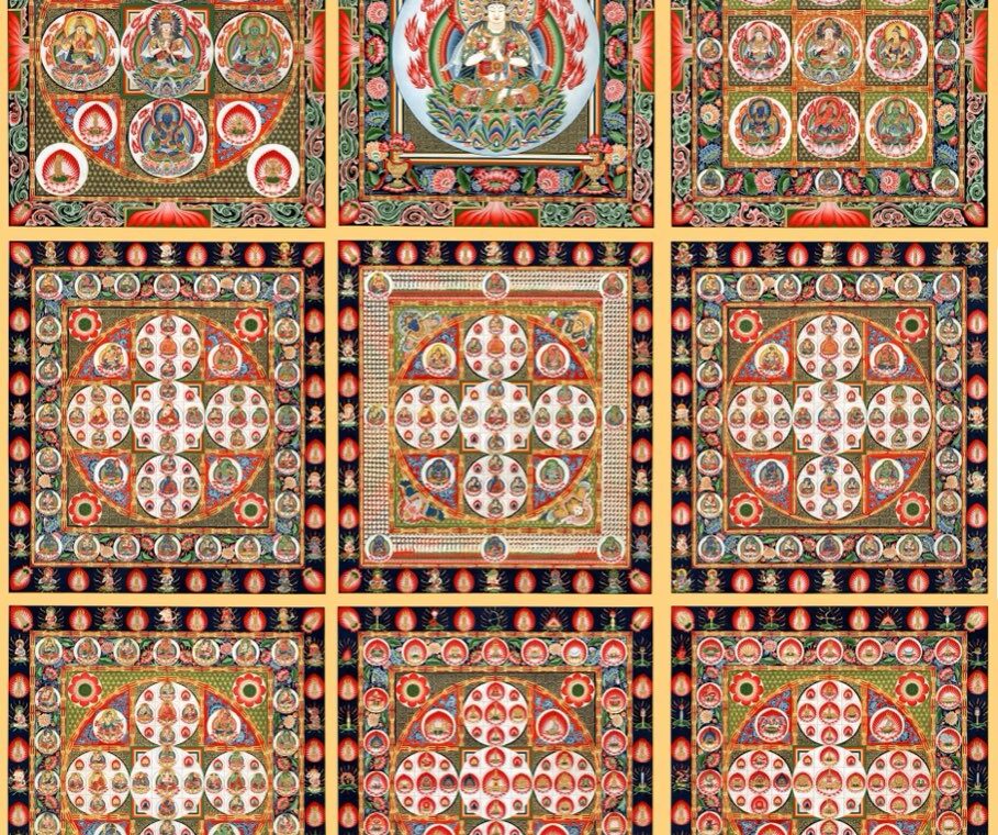 Vajra Realm Mandala: How to Read the Nine Assemblies