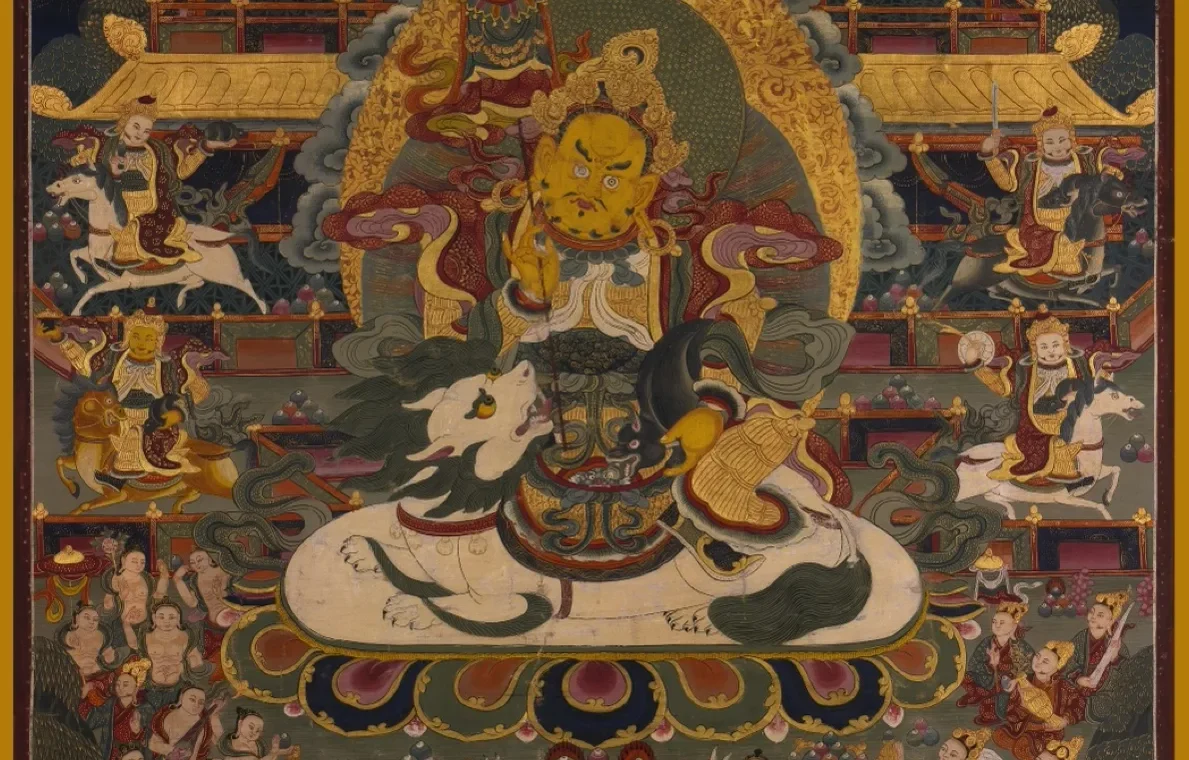 Eight-Direction Wealth Deities: How to Read the Thangka