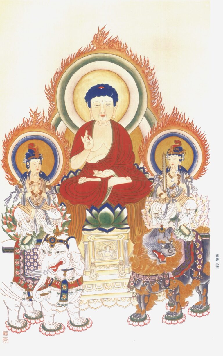 Huayan Trinity: How to Identify the Three Figures