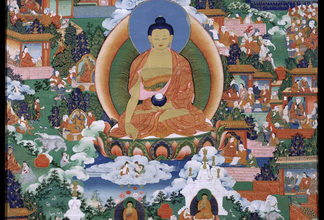 Buddhist Narrative Painting: How to Read the Main Icon and Embedded Scenes