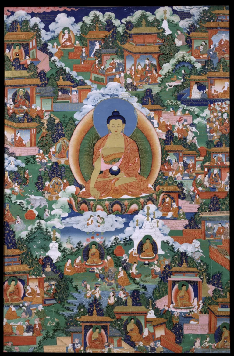 Buddhist Narrative Painting: How to Read the Main Icon and Embedded Scenes