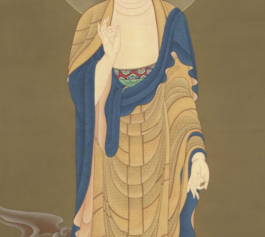 Buddhist Painting Color Palette: Warm and Cool Tones