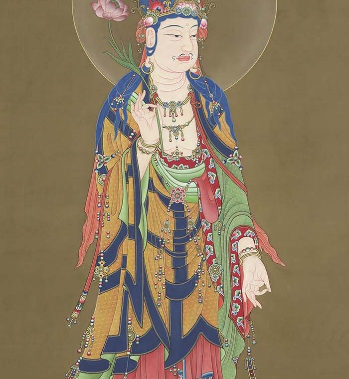 Lotus Stem in Buddhist Painting: How to Read It Visually